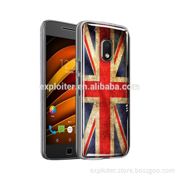 Durable protective gel design phone case for moto g 4 play case